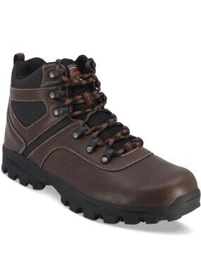 Waterproof Vintage Jasper Round Toe Block Heel Hiking Boots Brown Size 11M NIB